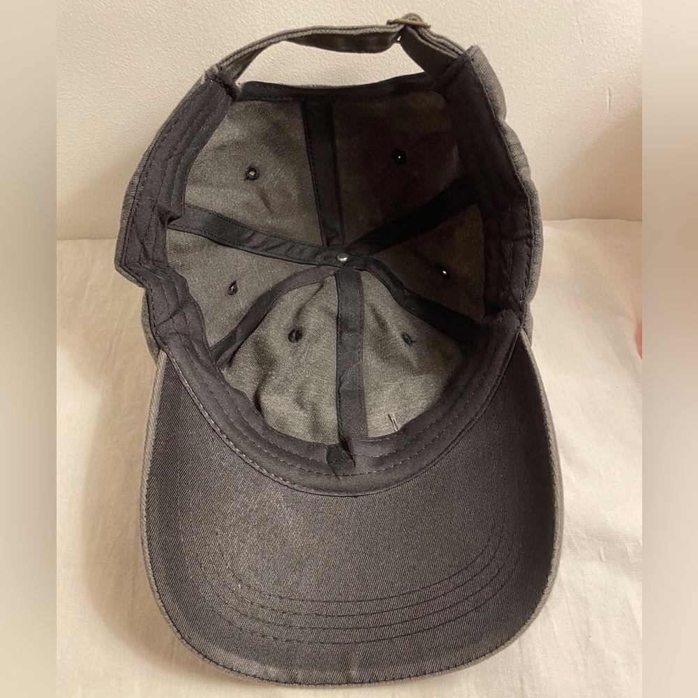 Baseball Hat Skull Print Hang Loose Adjustable Unisex Washed Black - Picture 13 of 13